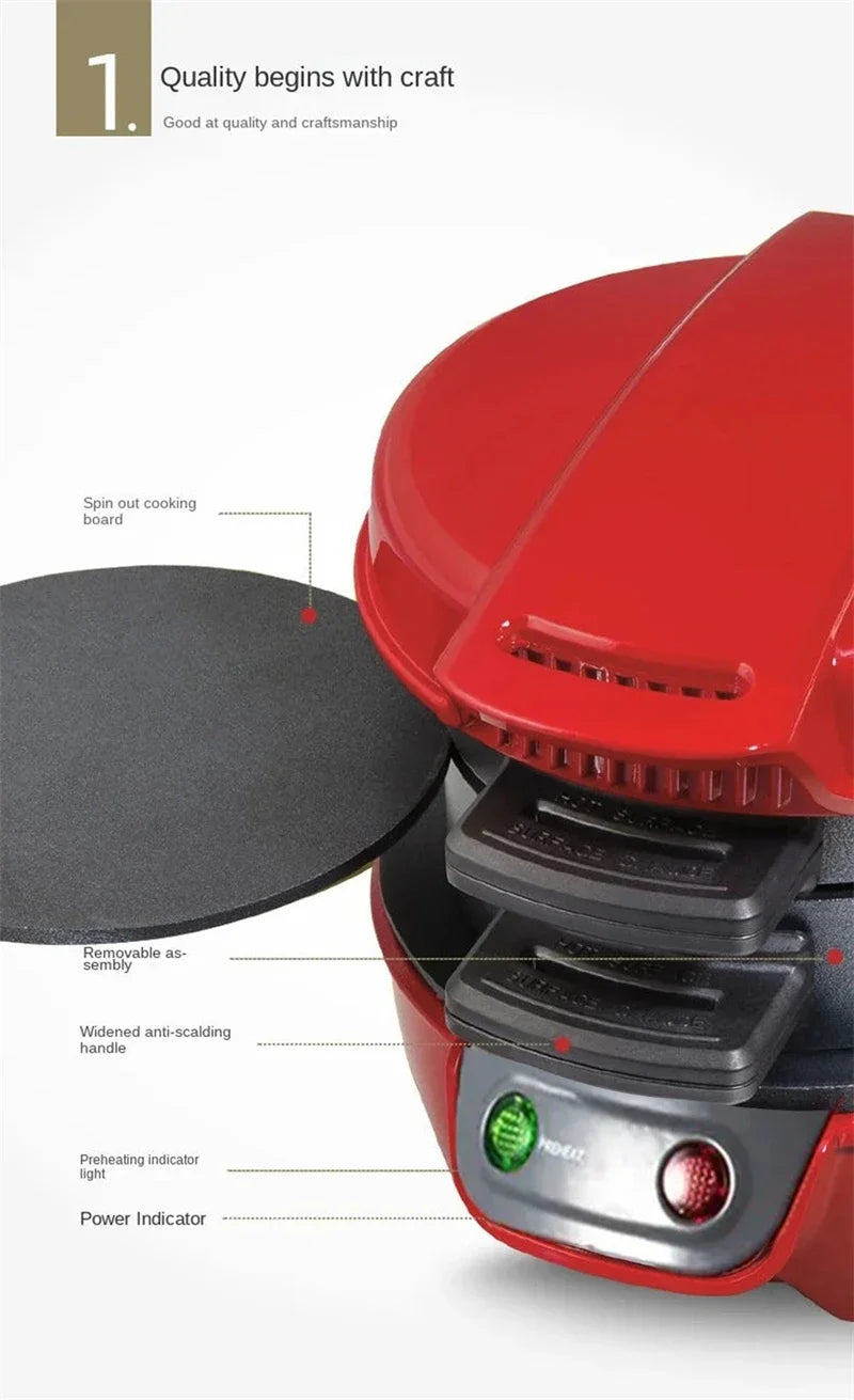 Multifunctional breakfast maker Mini Burger Sandwich Maker Machine 110V 220V Home Kitchen Electric Burger Maker Machine.