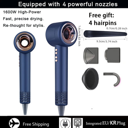 1600W Super Hair Dryer Leafless Hair dryer Personal Hair Care Styling Negative Ion Tool Constant Anion Electric Hair Dryers