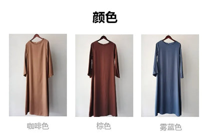 (No Scarf) Ramadan Eid Abaya Damen Dubai Luxury Kebaya Muslim Abayas Women Kaftan Long Dress Islam Dresses Caftan 9 Colors S-2XL.