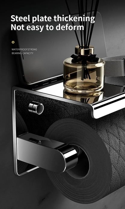 Badezimmer-Toilettenpapierhalter aus Edelstahl 304, wasserdichte Rollenpapierbox, Taschentuchbox, Halter, Badezimmer-Hardware-Zubehör