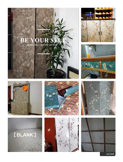 Blumentapete, selbstklebend, warm, für Mädchen, Schlafzimmer, 3D-Verdickung, Wanddekoration, Aufkleber, Wohnzimmer, Restaurant, Sofa, Hintergrund