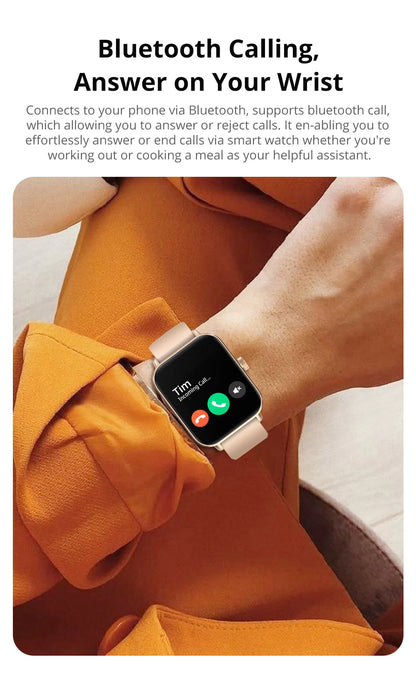 COLMI P81 Voice Calling Smart Watch Ultra 1.9 inch Screen 24H Health Monitor 100+ Sports Modes, Bluetooth Smartwatch Men Women.