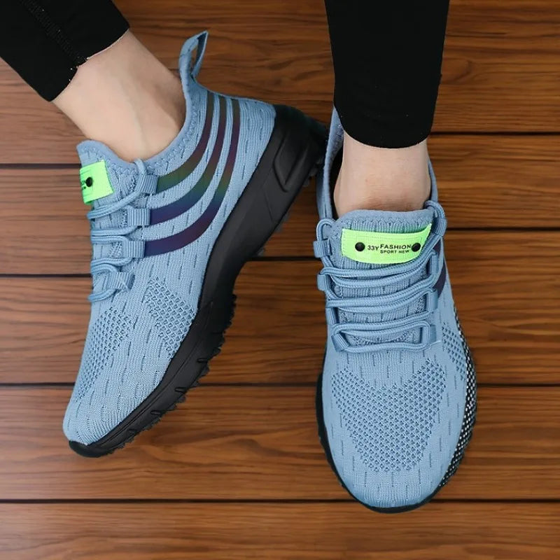 Brand Sports Shoes Breathable Mesh Running Shoes Men's Shock-absorbing Cushion Sports And Leisure Shoes Sneakers For Sale