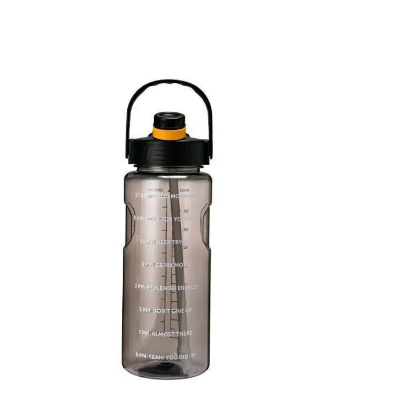 Super-large Capacity Water Cup  Student Outdoor Sports and Fitness  Shock-resistant and High-temperature Resistant Water Bottle.