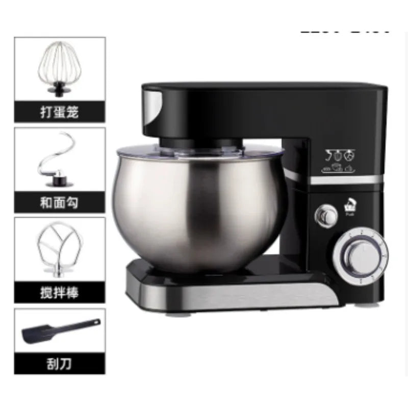 3L 3.5L 4L 5L 6L 6.5L 7L 8.5L 10L 12L Electric Cake Dough Mixer Flour Mixer Digital Kitchen Stand Food Mixers.