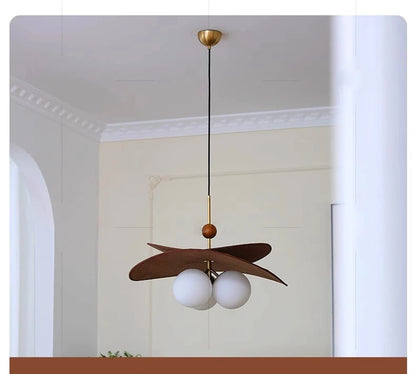 Wabi Sabi Hängeleuchte aus Korbgeflecht, Vintage-Glasblasen-Pendelleuchte für Esszimmer, Schlafzimmer, Wohnzimmer.