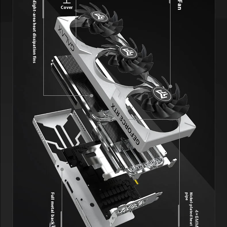 GALAX 5060ti rtx 5060 ti 256-bit GDDR7 Gaming Graphics Card Desktop placa de video Video Card RTX5060TI 8G.