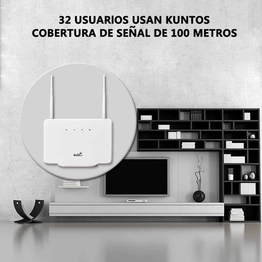 4G LTE WiFi 6 Mobile Hotspot Router Support 10 Users with SIM Card Slot Wireless Router Portable 4G WiFi Hotspot for Home Travel.