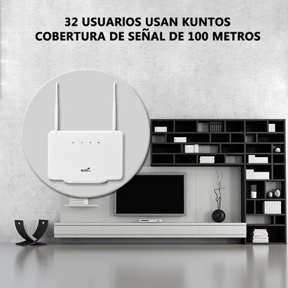 4G LTE WiFi 6 Mobile Hotspot Router Support 10 Users with SIM Card Slot Wireless Router Portable 4G WiFi Hotspot for Home Travel.