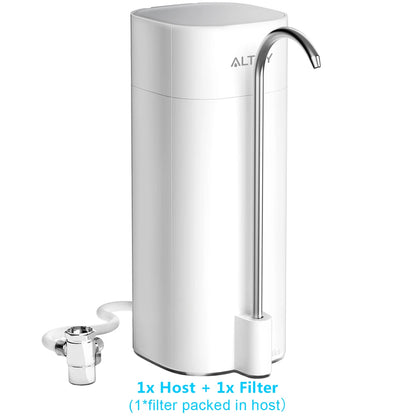 ALTHY Countertop Faucet Drinking Water Filter Purifier Ultrafiltration System, Reduces 99% Bacteria, Chlorine, Heavy Metals,Odor.