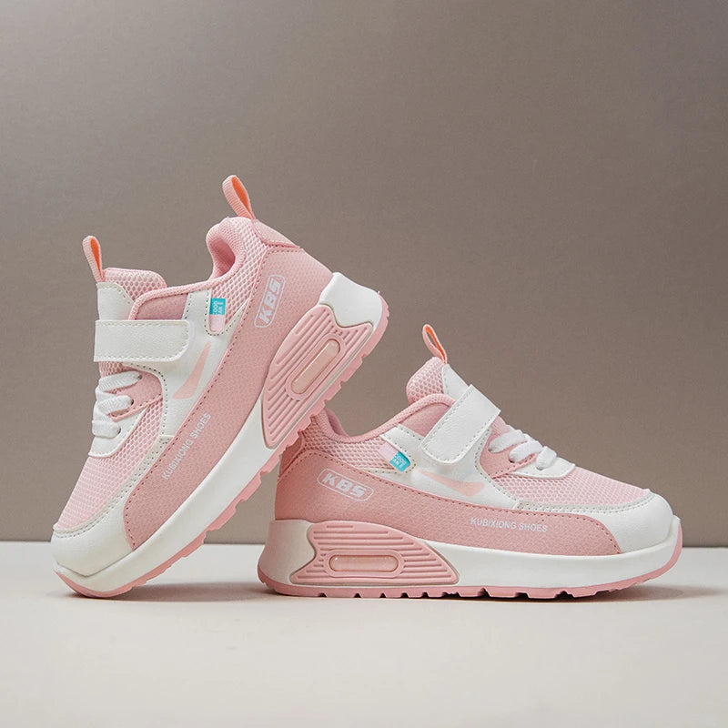 Autumn Girls Sneakers Mesh Fashion Soft Sole Outdoor Non-slip Children Casual Shoes Running Basketball Boy Sport Shoe Size 26-37.