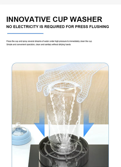 Kitchen Sink Stainless Steel Large Single Slot Multifunctional Tank Wash Basin With Waterfall Faucet Lowe Price