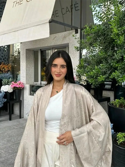 Ramadan Eid Open Dubai Luxury Abaya Damen Modest Kimono Coat 2025 Muslim for Women Islam Clothing Kebaya Robe Femme Musulmane.