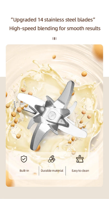 Automatic Soy Milk Machine Multifunctional Juicer Blender Home Wall Breaking Machine Soybean Milk Maker Breakfast Machine 220V.