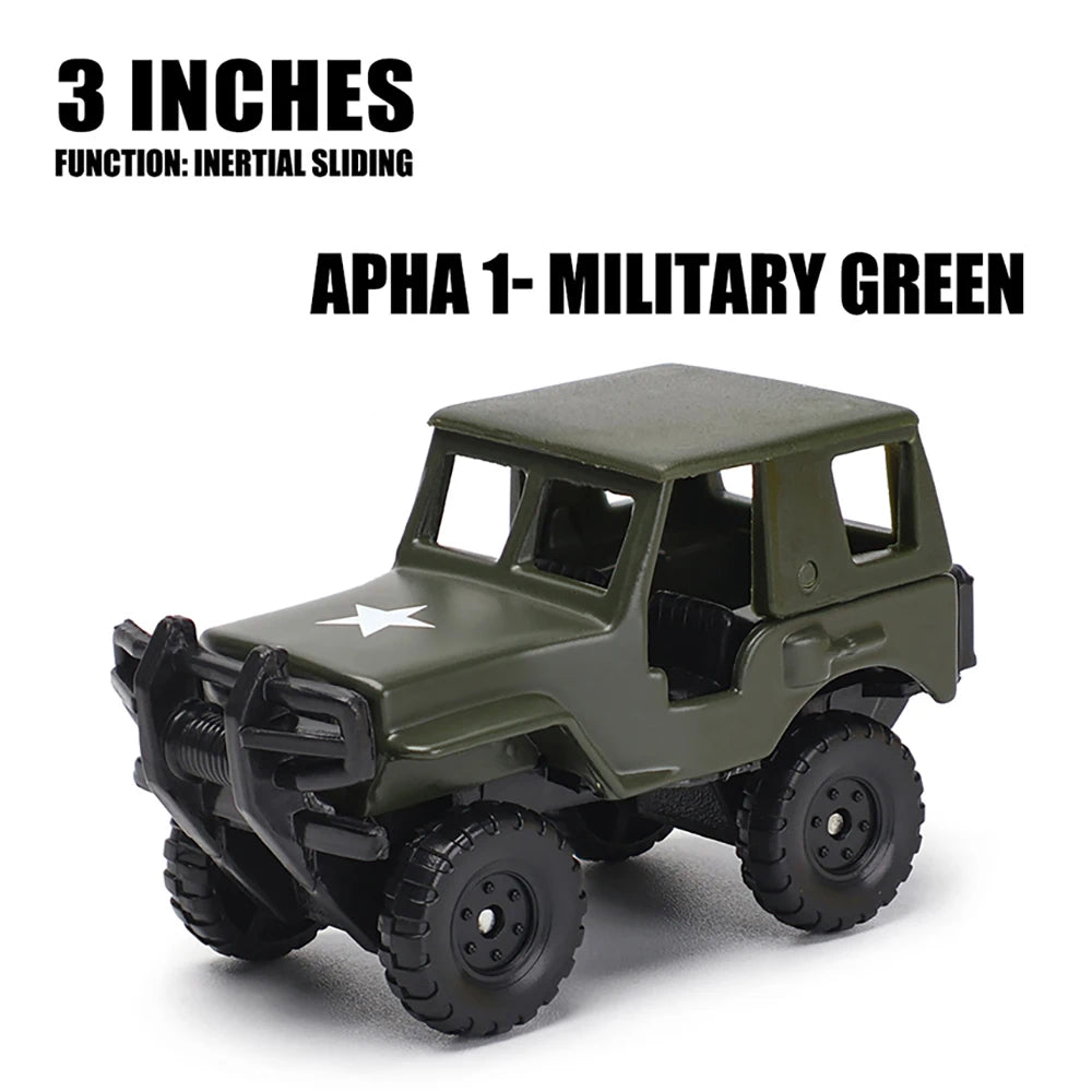 Maisto 3-inch military series model Tank armored vehicle classic static car alloy die-casting car model collection gift toy.