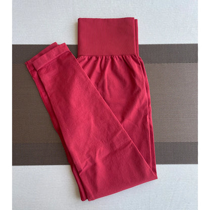 TKITK Solid Leggings Women Seamless Sports  Scrunch Bum Tights cycling shark pants Yoga shorts Gym navigation nv Workout wear