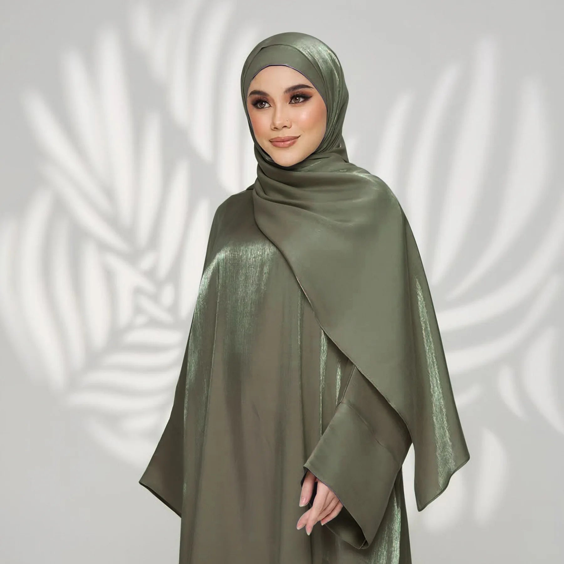 Two Piece Muslim Sets for Women Luxuru Dubai Hijab Abaya Dress Ramadan Saudi Arabia Modest Clothing Islamic Solid Church Outfits.