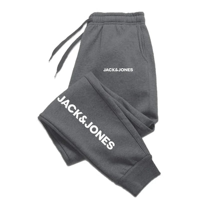 Men's jogging pants, loose pants, outdoor fashion sports pants, autumn and winter fitness fashion warm casual pants.