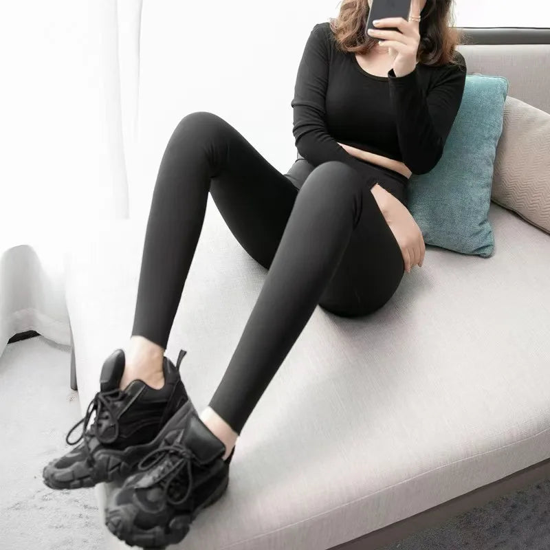 High-Waist Yoga Pants Women's Tight Leggings Elastic Running Trousers Base Layer Sports Shorts plus Size Fitness Clothing.