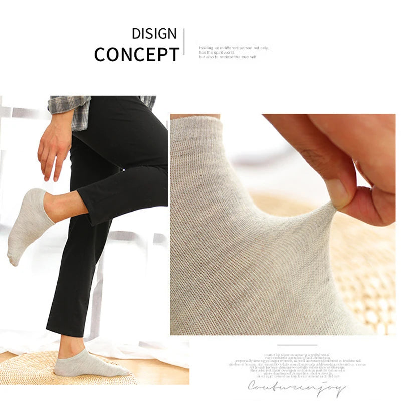 10/20/30Pairs Socks Men Women Boat Socks Thin Breathable Comfy Sweat-absorbing Ankle Socks Unisex Casual Plain Color Short Socks.