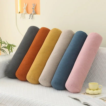 Body Pillow Pregnancy Pillows Chin Lumbar and Leg Support Stomach and Back Sleepers Adjustable Bendable Roll Pillow for Sleeping.