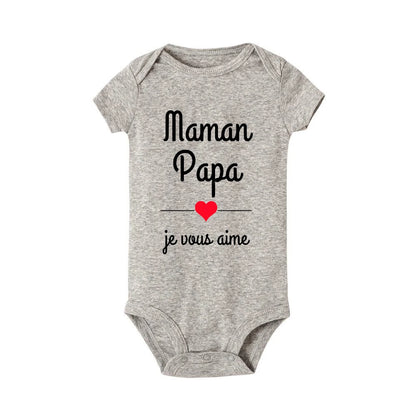 Mama Papa ICH Liebe Sie Baby Bodys Mütter Tag Infant Outfit Vatertag Neue Geboren Jungen Mädchen Kleidung Mütter Tag vatertag Geschenk.
