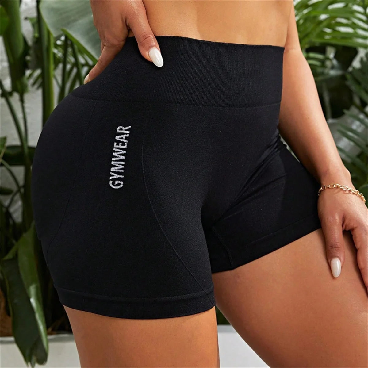 Women High Waist Butt Lift Sports Short Pants High Stretch Qyuick-Drying Breathable Yoga Shorts Athletic Tights.