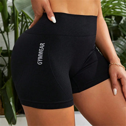 Women High Waist Butt Lift Sports Short Pants High Stretch Qyuick-Drying Breathable Yoga Shorts Athletic Tights.