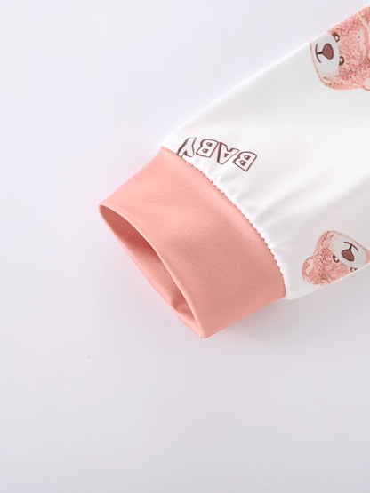 Unisex-Body für Neugeborene + Mütze + Hose, 3-teiliger Anzug für Jungen und Mädchen, niedlicher bedruckter einteiliger Strampler mit Rundhalsausschnitt für alle Jahreszeiten.