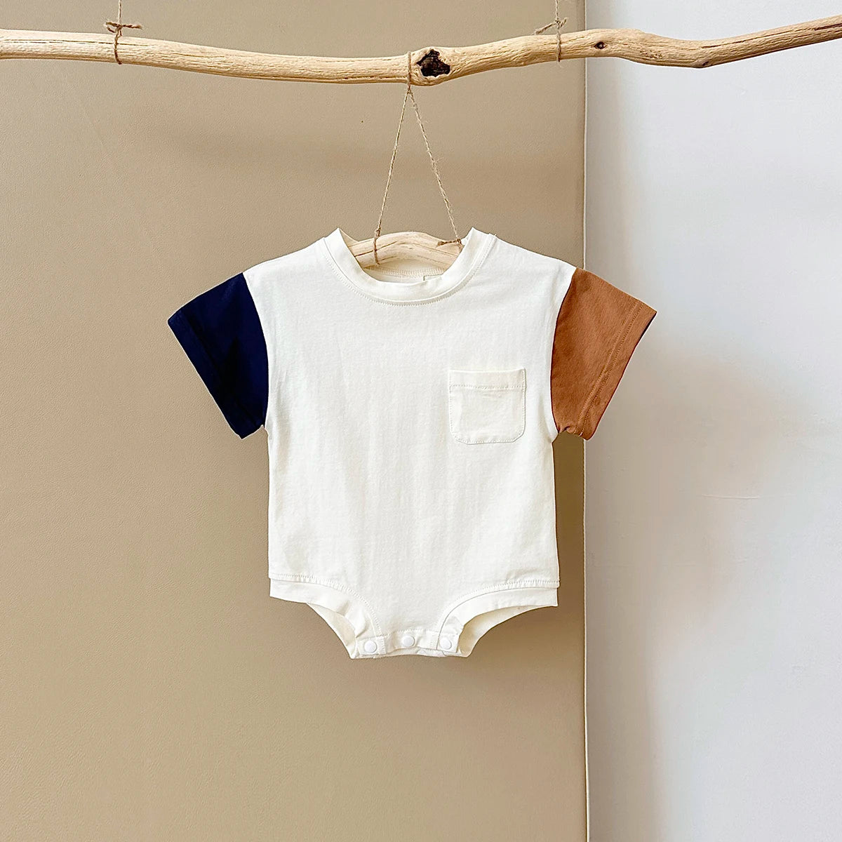 Sommer Baby kleidung Stram pler kurz ärmel ige Dreieck Bodysuit Baumwolle Kinder kleidung Neugeborene Jungen Mädchen Tasche Overall 0-18m.