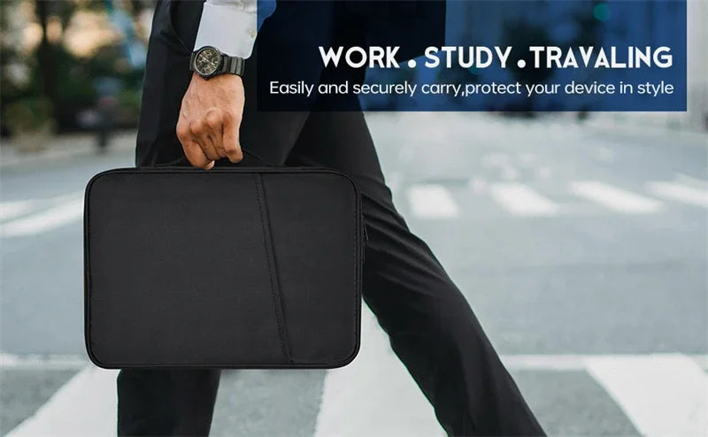 Waterproof Shockproof Handle Bag Laptop Sleeve Case for Macbook Air Pro 16 15 13 Inch M4 M3 M5 Chip Mac Book Cover Accessories.