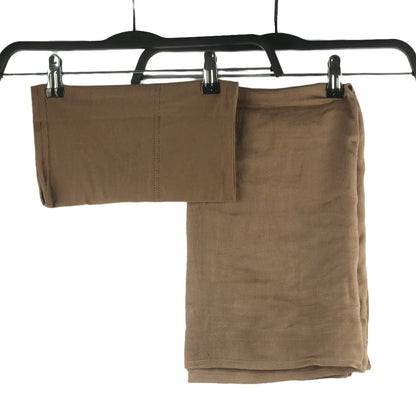 2pcs Set Modal Hijabs with Underscarf Caps Rayon Cotton Shawls for Women Plain Scarf Big Size Headscarf Islamic Turban Headband.