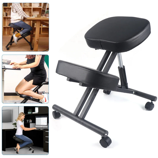 Ergonomischer kniender Computerstuhl, Gesundheitsstuhl, Kniehocker, kniender Haltungsstuhl, verstellbarer Hocker für Zuhause und Büro