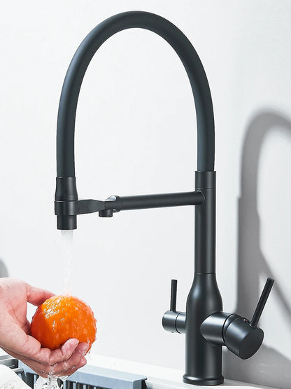 Filtered Kitchen Faucet Purification Tap With Magnetic Sprayer Kitchen Faucet Filtered Water Purification Feature Kitchen Tap