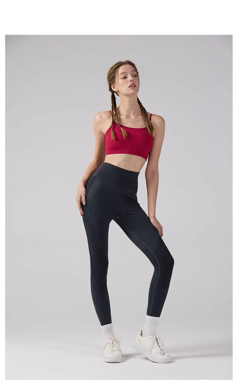 Women Sport Bra Yoga Clothes Underwear Women Bra Threaded High Intensity Support for Running Fitness Ideal  Bubble Wrap Push Up.