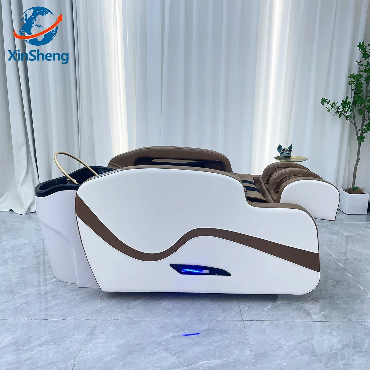 XinSheng Professionelle Elektrische Massage Bett Kopf SPA Salon Massage Tisch Haar Waschen Begasung Betten Friseur Smart Möbel