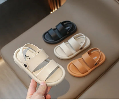 Toddlers Boys Girls Sandals Summer New Children Casual Beach Shoes Kids Fashion Sandals Anti-sliperry Soft-soled Sports Sandals.