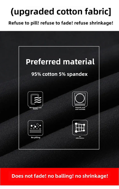 Herbst/Winter Fleece-gefütterte Herren-Hose mit Reißverschluss, warmes Fuß, Freizeithose, Übergröße, lockere Passform, gerade Bein-Jogginghose, trendig.