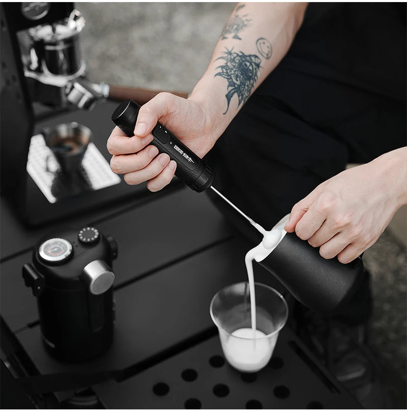 MHW-3BOMBER Official Electric Milk Frother Portable Home Barista Tools Kitchen Accessories
