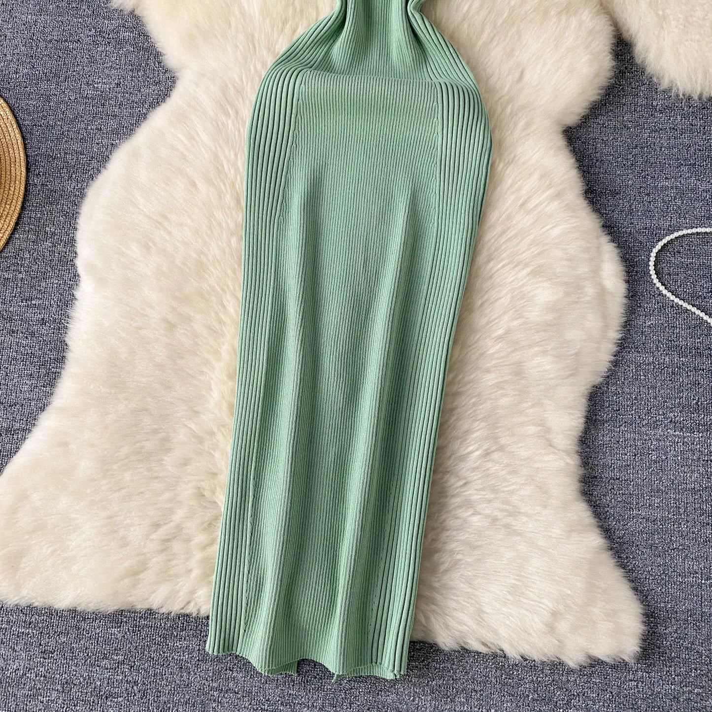 SINGREINY Einzelnen Schulter Tinte Stricken Kleid Backless Tank Gestreiften Schlank Bodycon Sommerkleid Frauen Sommer Beachwear Sexy Chic Vestidos