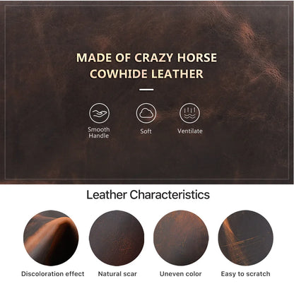 Genuine Leather Laptop Case For Macbook Air 13 M1 M2 M3 M4 Macbook Pro 14 15 16 Sleeve Cover Men Notebook Computer Carrying Bag.