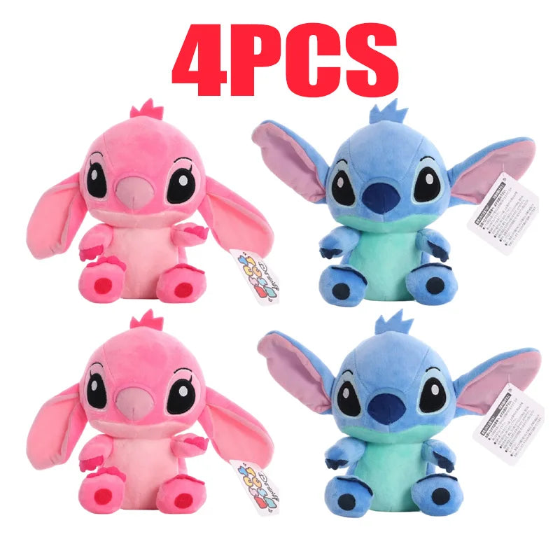 20cm Original Plush Stitch Baby Movie Cartoon Model Doll Children Action Figures Stuffed Toys Pendant Gifts.