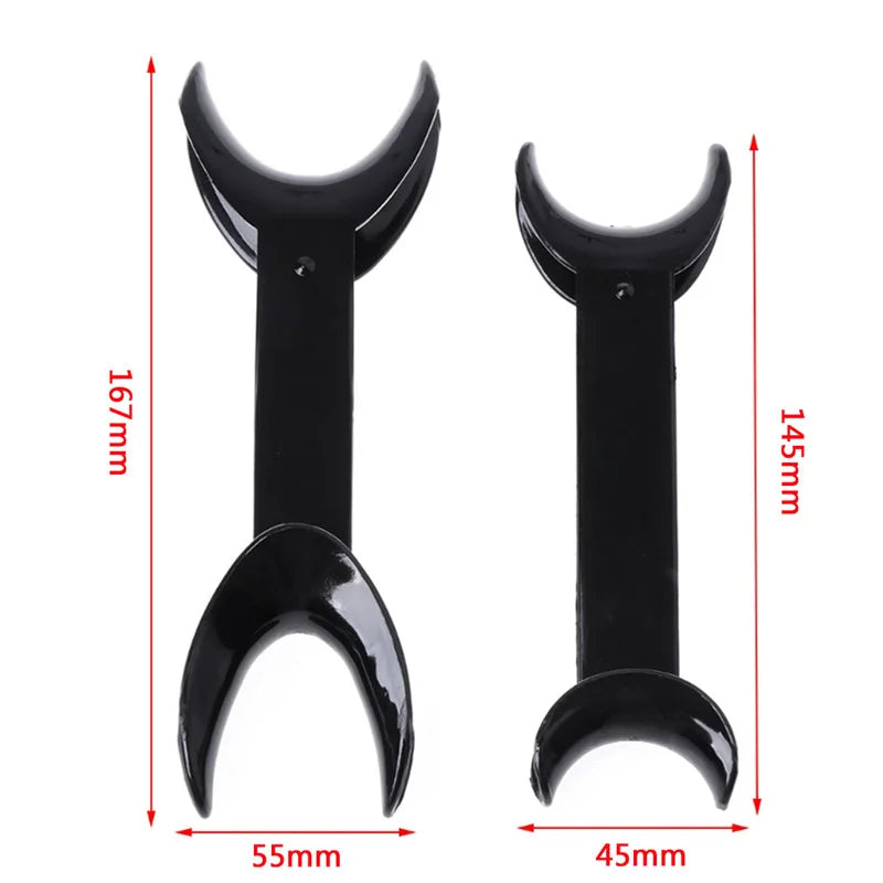 4Pcs Dental Mouth Opener T-Shape Orthodontic Lip Cheek Retractors Double Head Mouth Spreader Oral Clean Tool.