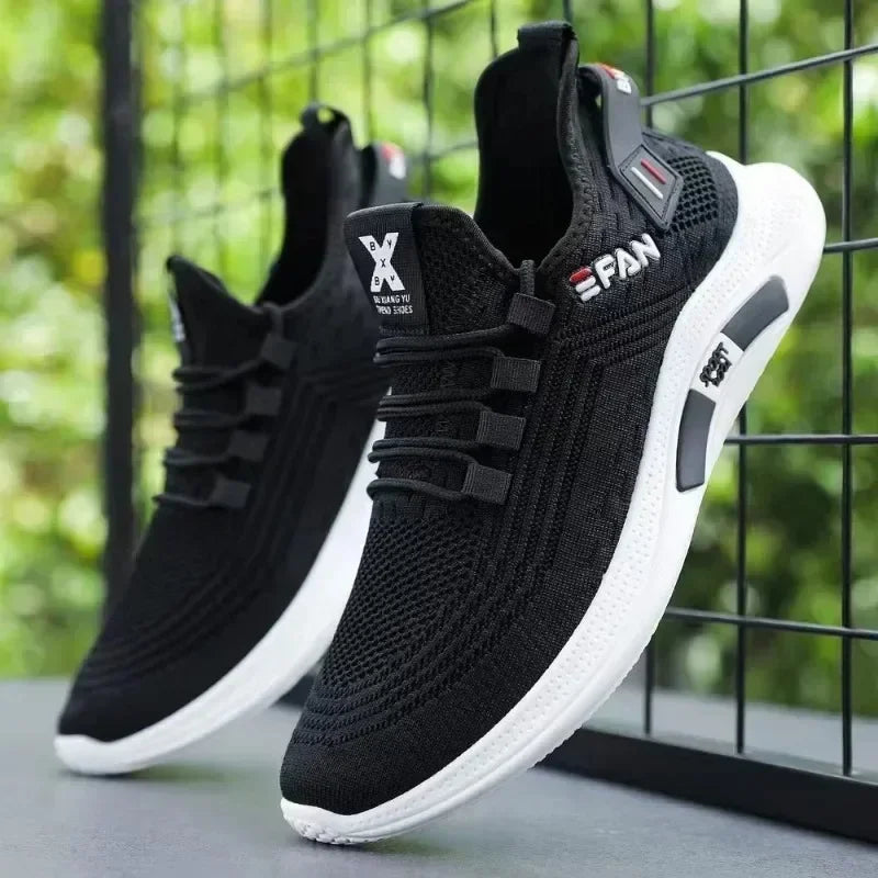 Spring White Casual Shoes Breathable Non-slip Walking Sneakers Men Shoes Outdoor 2024  Comfortable Fashion Lace Up Running Shoes.