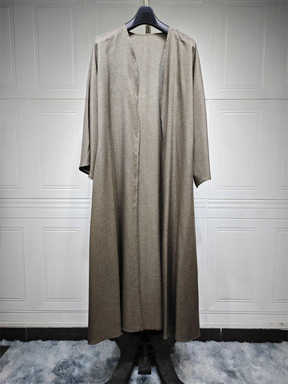 Ähnliche Baumwolle Leinen Batwing Kimono Abaya Dubai Islam Muslimischen Kleid Für Frauen Kebaya Kaftan Robe Musulmane Kaftan Marocain Femme