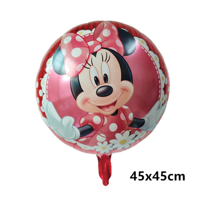 Mickey Minnie Folienballon Mickey Mouse Luftballons Minnie Geburtstag Party Dekor Kinderspielzeug Babyparty Ball Kinder Cartoon Geschenk.