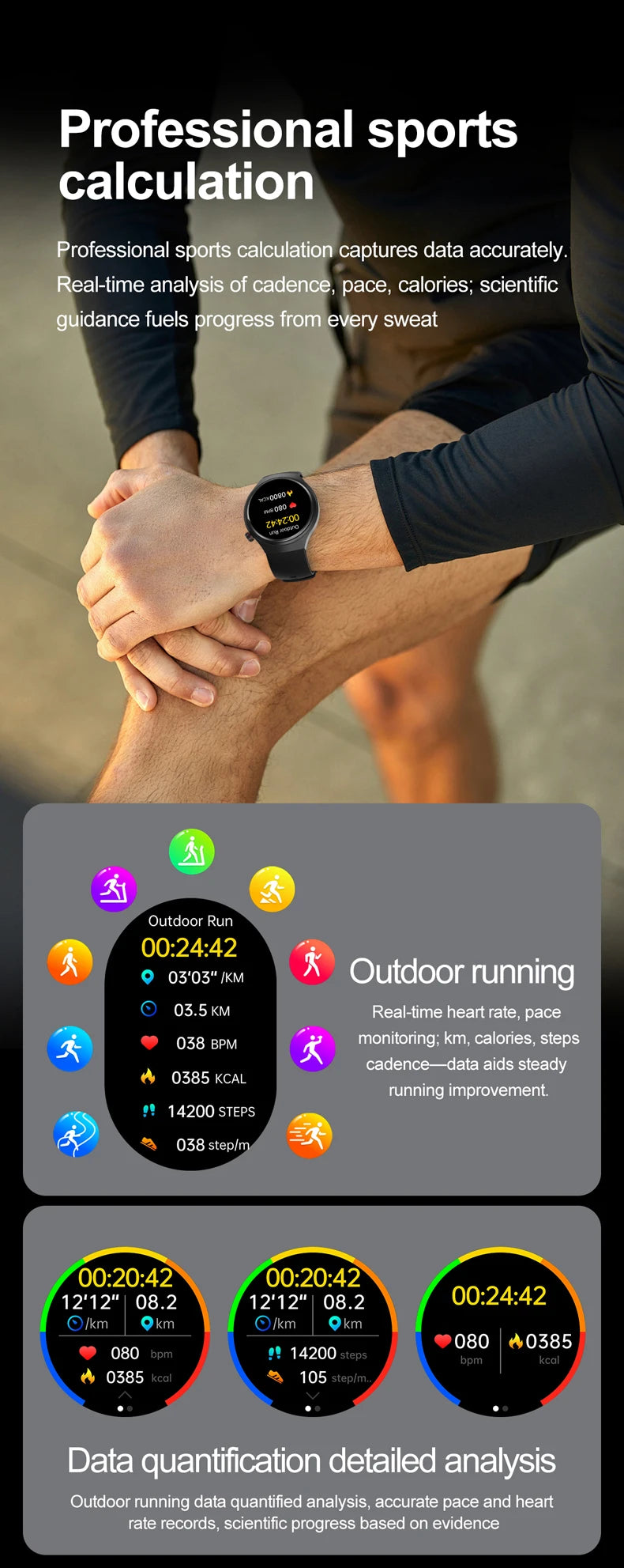 2025 New Watch 4 GT Series Smart Watch Men AMOLED Screen Heart Rate Health Monitoring Bluetooth Call Business Smartwatch Man.