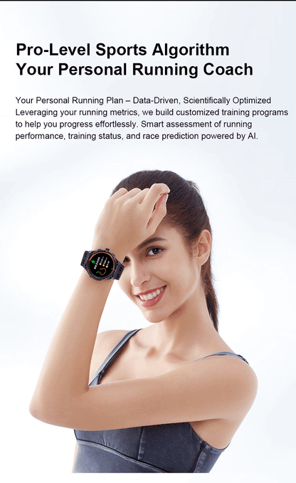 2025New GPS Sports Smart Watch  AMOLED Flashlight 950Mah Battery IP68 Waterproof Fitness Trackr BT Call Smartwatch For Men Women.