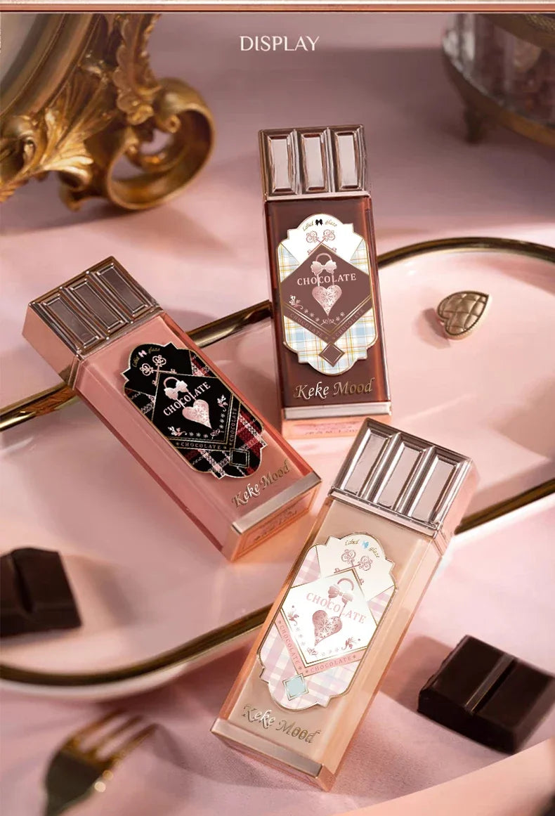 Chocolate Cloud Matte Lipstick Velvet Lip Gloss Brown Red Liquid Lip Glaze Makeup Smooth Long-Lasting Lip Tint Cosmetics.