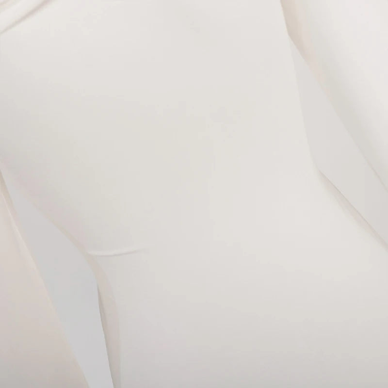 AVV Sexy Cross Pleated Off Shoulder Long Sleeve Skinny Bodysuit Ladies Hot Sexy 2024 One Piece Basic Autumn＆Spring Tops